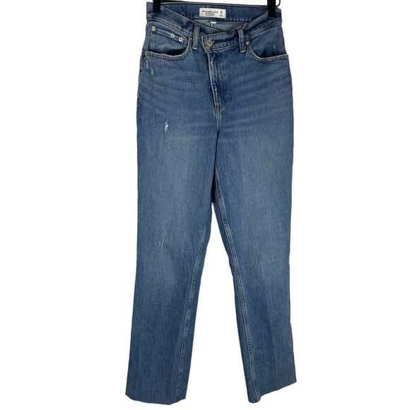 Abercrombie & Fitch Curve Love The 90s Straight Ultra High Rise jeans - Picture 1 of 9